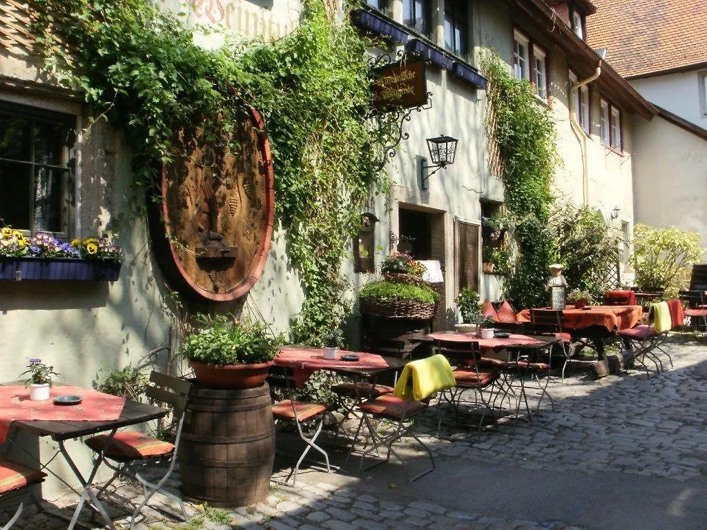Altfraenkische Weinstube Hotell Rothenburg ob der Tauber