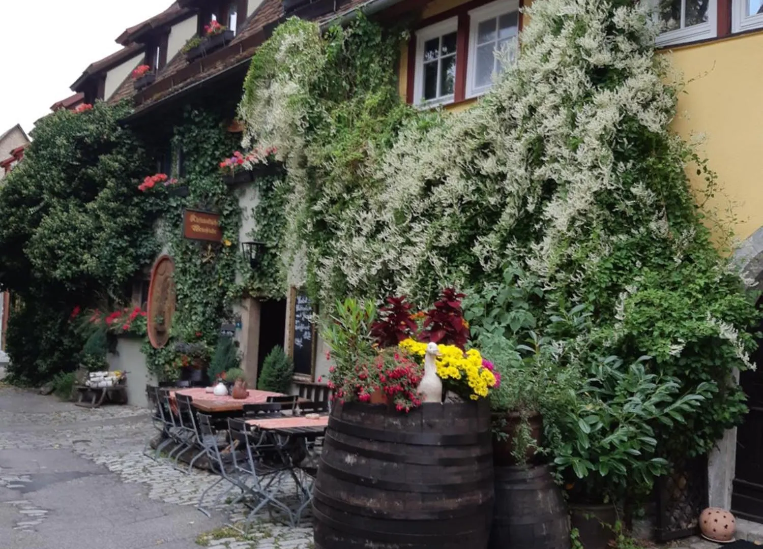 *** Pensionat Altfraenkische Weinstube Hotell Rothenburg ob der Tauber Tyskland